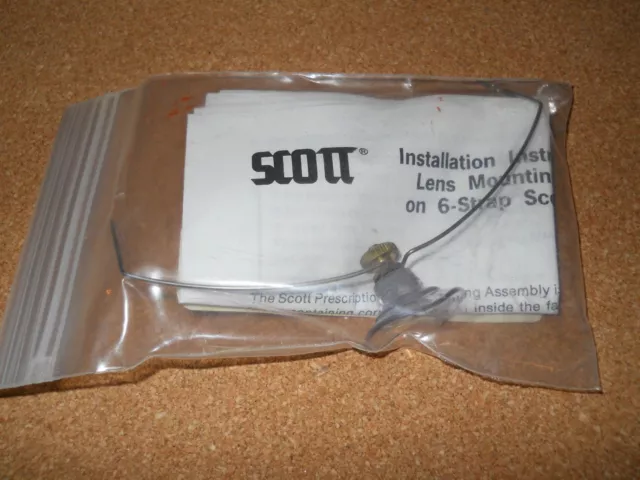 NEW Vintage Scott Oxygen Mask Respirator Prescription Lens Holder 23695-01
