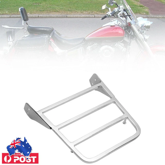 Dual Sport Sissy Bar Seat Luggage Rack Fit For Yamaha Dragstar XVS 1100 00-11