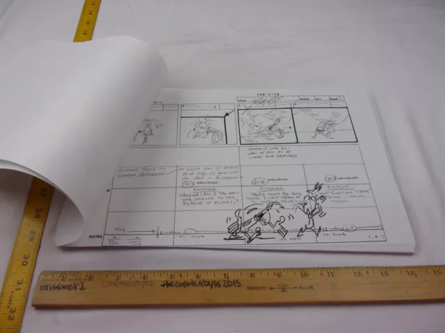 Wacky World of Tex Avery Wish Upon a Star Travel 1997 Final storyboarding script 3