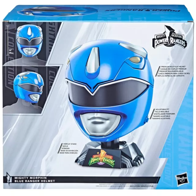 Hasbro Power Rangers Lightning Collection Mighty Morphin Blue Ranger Helmet 2