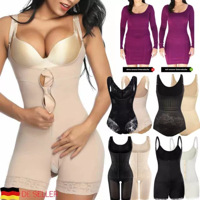 Ganzkörper Shaper Bauchkontrolle Shapewear Push Up Bodysuit Mieder-Bodys Korsett