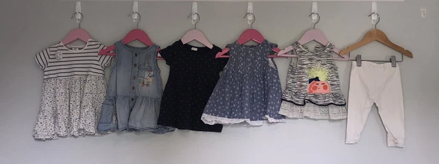 Pacchetto di vestiti per bambine età 6-9 mesi