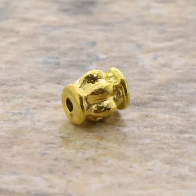 4X6mm Metal Spacer Bright Goldplate SPMT05