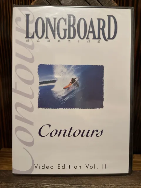 💎Longboard Magazine~Contours Vol 2 (1999 Video Edition)~💎Fact Sealed NM Shrink