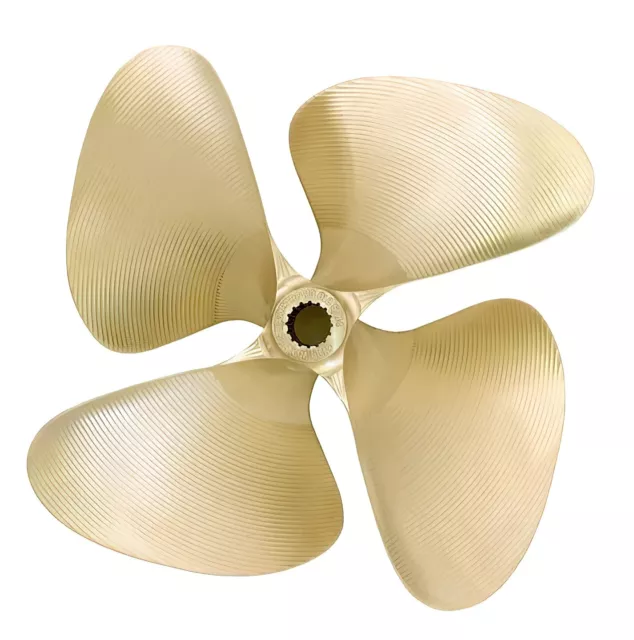 OJ Wake Pro V3 845 15 x 13 4 Blade Nibral Inboard Propeller Splined  Bore