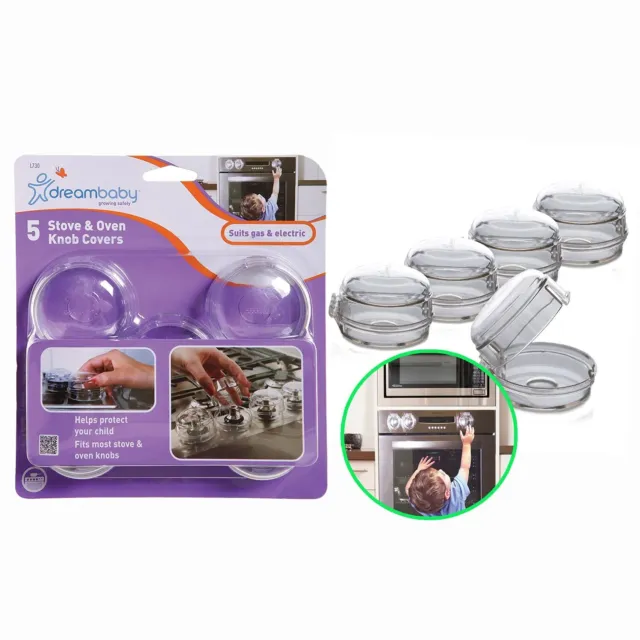 Dreambaby Stove & Oven Knob Safety Cover  Model L730 5 Pack