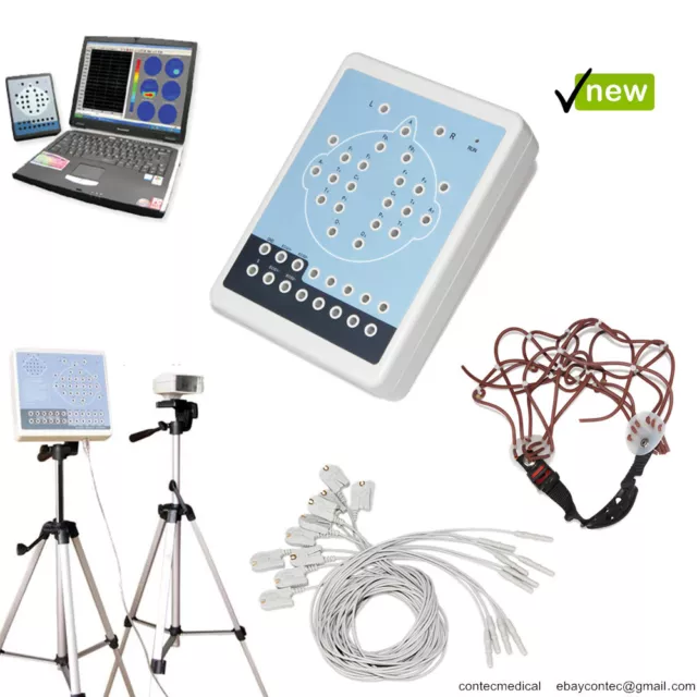 KT88 Digital 16-Channel EEG machine Mapping System USB Analysis Máquina de EEG