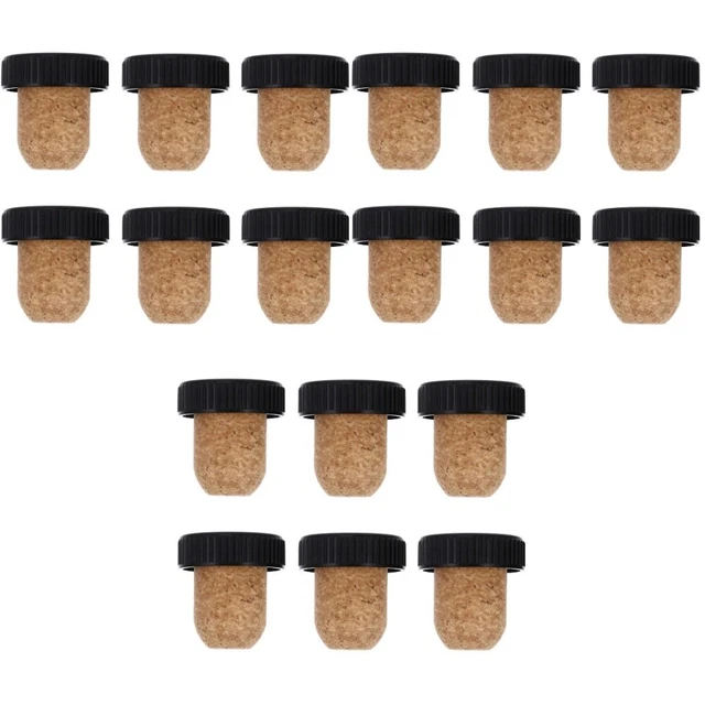 18 Pcs Tapered Stopper Cork Vacuum Sealer Sous Vide Decorate