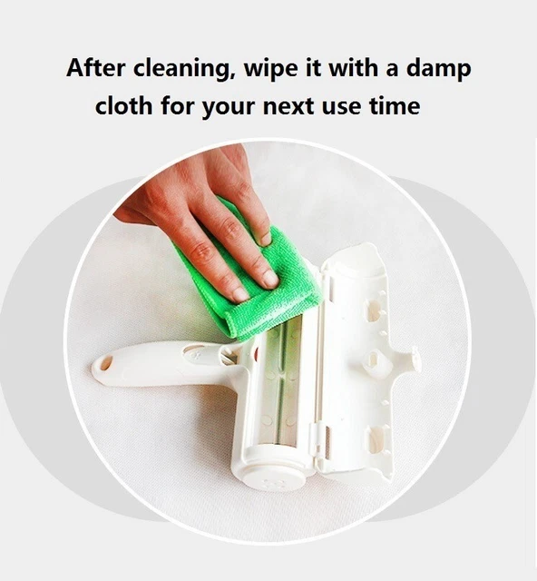 Reusable Pet Hair Lint Remover Dog Cat Hair Roller Cleaning Brush Sofa Clothes 3