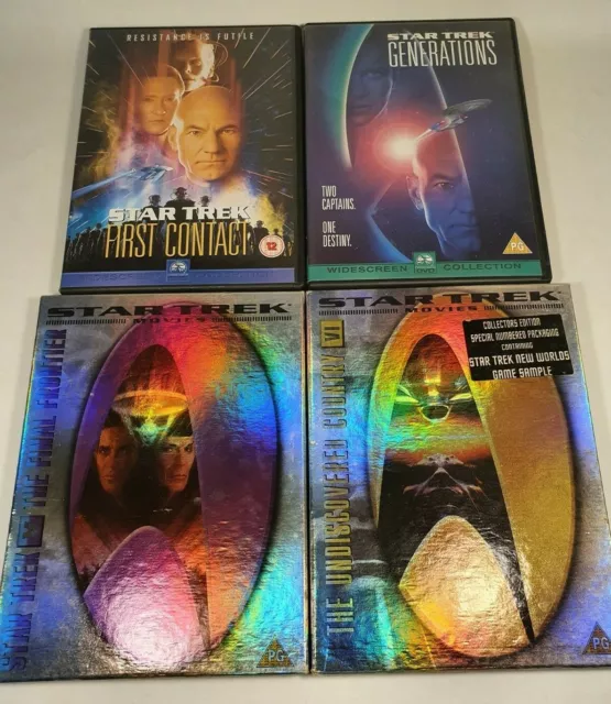 Star Trek Movies 5 - 8 Including Collector's Editions with CDs V VI VII VIII R2