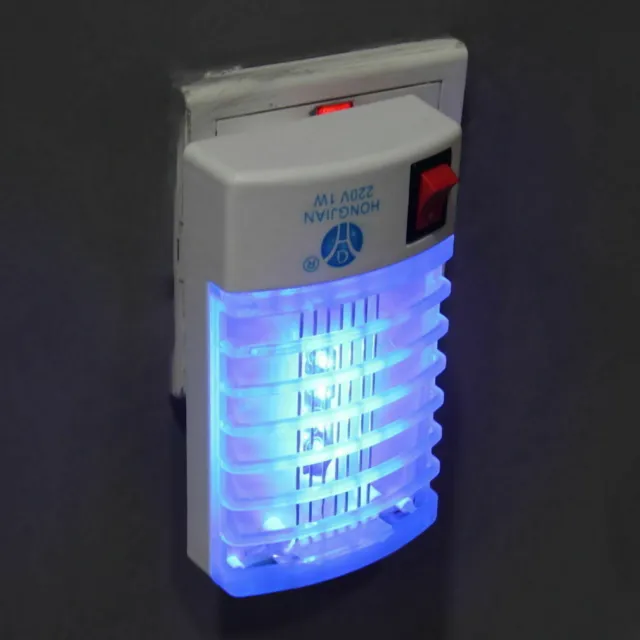LED Electric UV Mosquito Killer Lamp Fly Bug Insect Repellent Zapper Trap Set UK