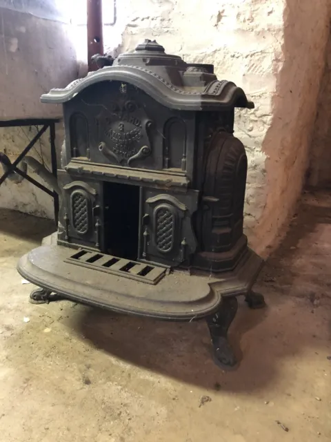 antique wood burning stove