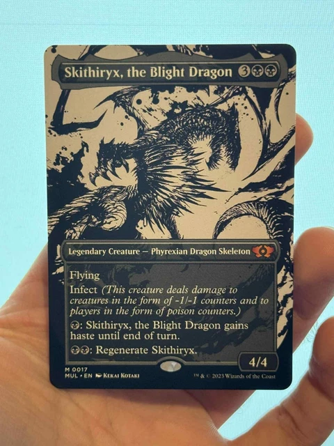 mtg skithiryx commander deck Skithiryx, the Blight Dragon INFECT Commander Deck EDH Magic MTG Ready-to-Play