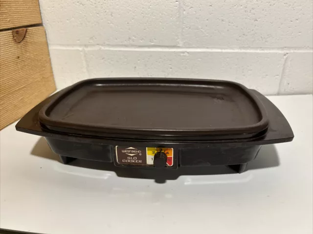 West Bend Slow Cooker Base Griddle 5275 Replacement Fits 4-6 QT Pans USA