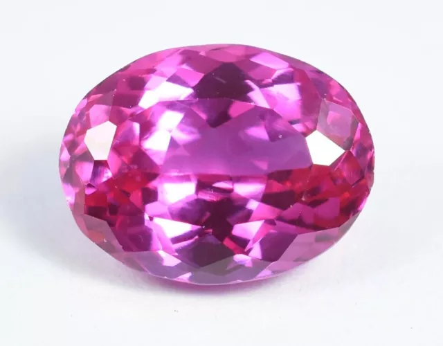 Fabuleux 13,60 ct naturel Mozambique rose rubis forme ovale AAA pierre...