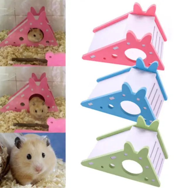 Pet House Villa Cage Ladder Exercise Toys For Hamster Mouse Pig Rat New G4K0
