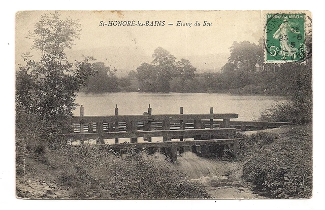 st-honoré-les-bains  étang du seu