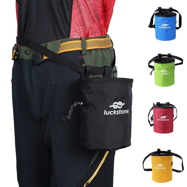 Stylish and Functional Climbing Magnesium Chalk Bag with Adjustable Belt