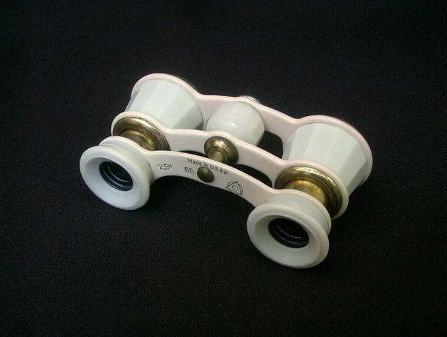 Paire De Jumelles De Théâtre Russes – Vintage, Optique, Occasion