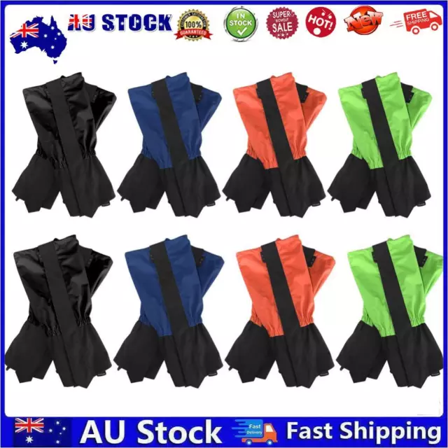 AU Waterproof Leg Protection Guard Outdoor Hiking Legging Gaiters Nylon Foot Cov