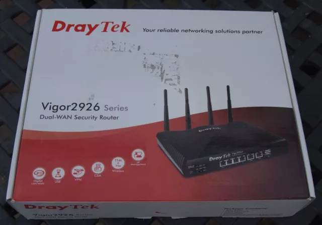 DrayTek Vigor 2926 Dual WAN VPN Gigabit Router - ex-Display - RRP £199+