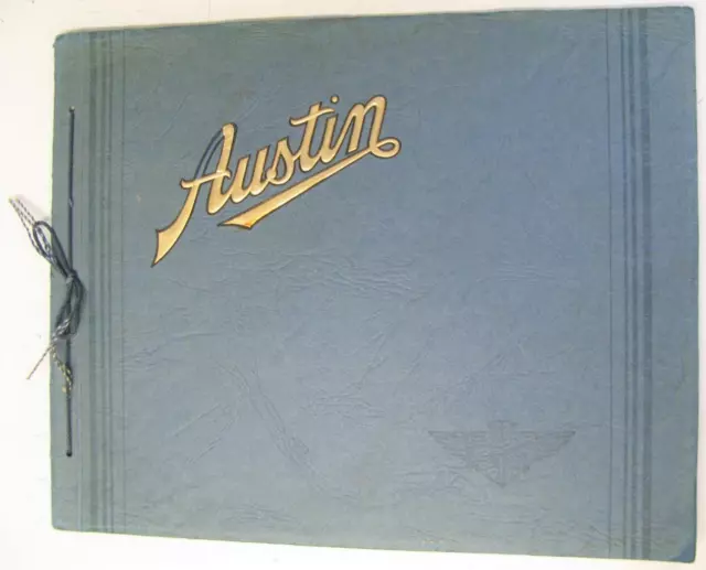 AUSTIN Range Car Sales Brochure Jan 1933 #930 A Twenty Sixteen Twelve-Four ++