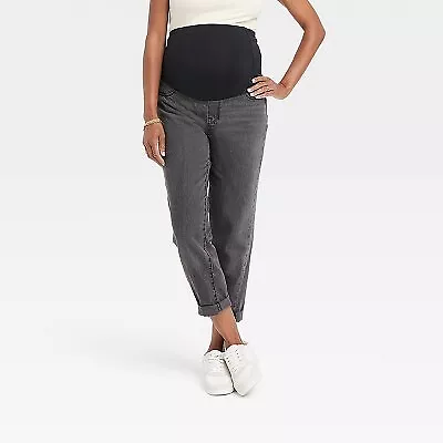 Over Belly Boyfriend Maternity Jeans - Isabel Maternity by Ingrid & Isabel