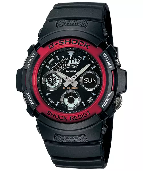 CASIO G SHOCK AW 591 4A 4778 2007 Ed Excellent Condition. RARE RED