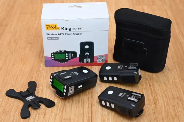 Pixel King Pro Wireless Flash Trigger Set For Nikon