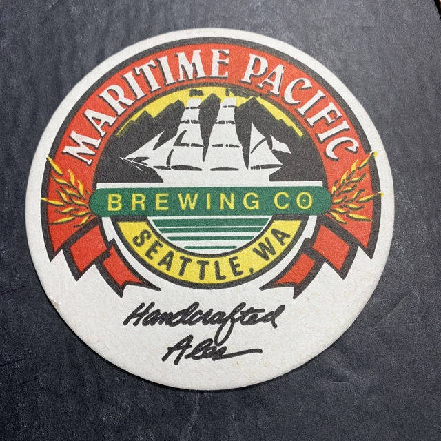 Maritime Pacific Craft Beer Coaster Seattle Washington ￼