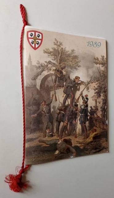 B366 Calendario Granatieri Di Sardegna 1989 Con Cordoncino