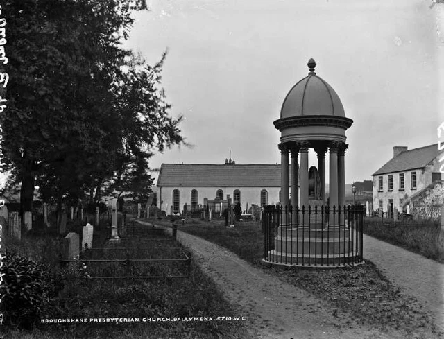 BROUGHSHANE PRESBYTERIAN CHURCH, Ballymena, Co. Antrim Ireland c1900 ...