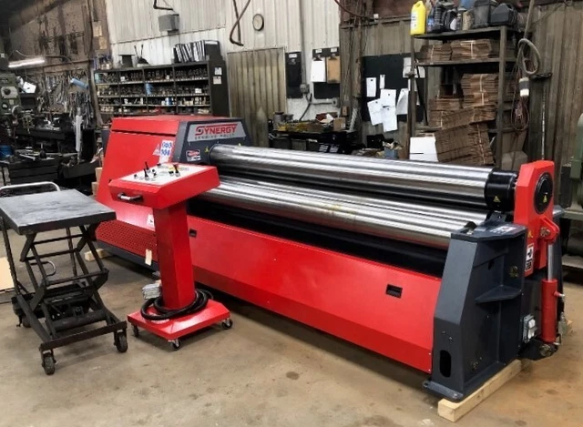 #10790: Synergy Hydraulic 4 Roll Plate Bending Roll