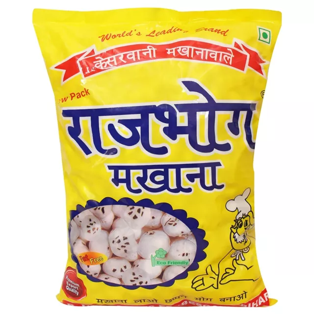 2 X Rajbhog Regolare Lotus Semi Pop/Gorgon Dado Gonfiato Semi (Makhana) 250 G