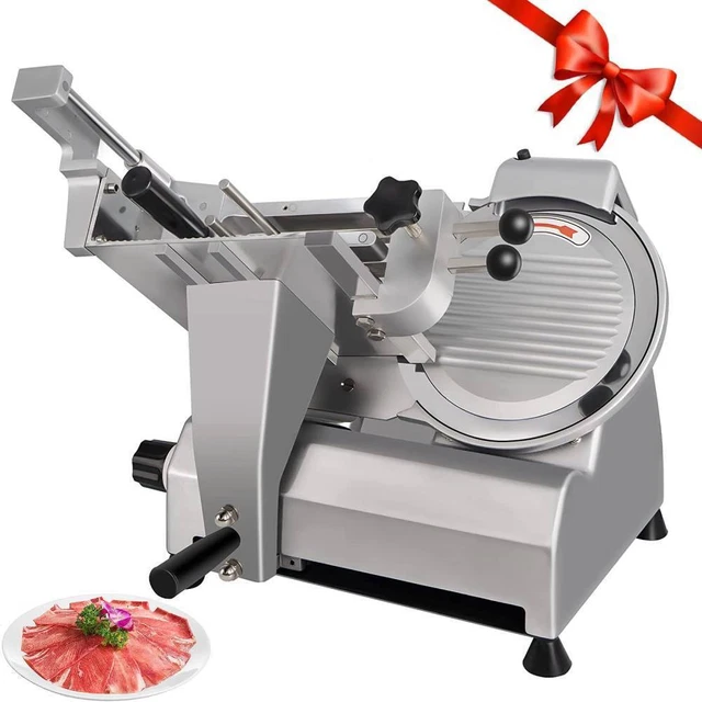 10& ELECTRIC COMMERCIAL Meat Slicer Blade 450W 1400RPM Deli Food cutter