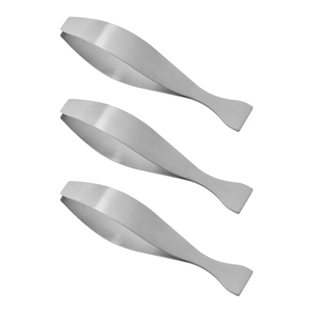 3 Pcs Pincettes En Acier Inoxydable Outil Polyvalent Multi-outil