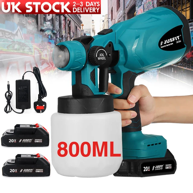 SPRAY GUN CORDLESS Fence Wall Paint Sprayer Electric Airless For Makita