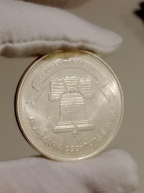 LIBERTY SILVER LIFE Liberty Happiness 1 Troy oz .999 Fine