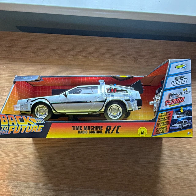 JADA TOYS BACK to the Future Time Machine DeLorean 1:16 RC Electric 2WD ...
