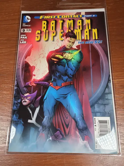 Batman Superman #9 (New 52 DC Comics) 1st Print NM/ M Bagged/ Boarded