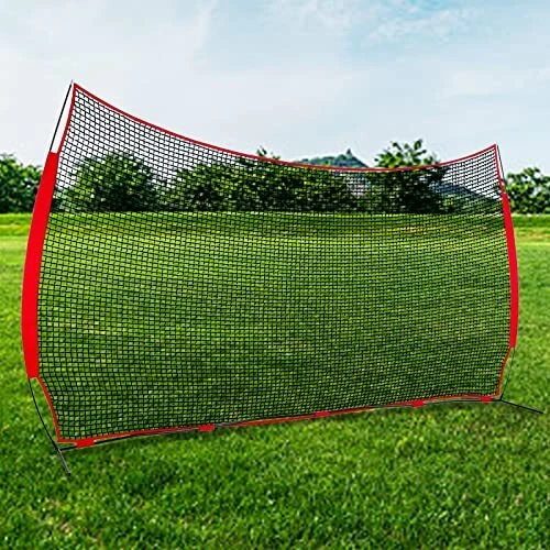 Collapsible Barricade Backstop Net, Portable Barrier Netting, Lacrosse,