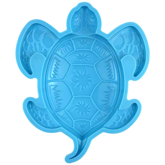Molde de tortuga - epoxi - molde de silicona hágalo usted mismo - adorno de pared moldeo artesanía