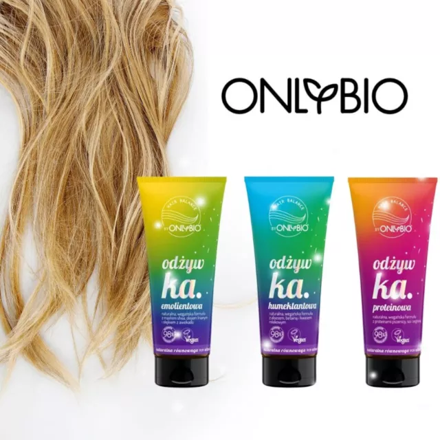 Hair Conditioner OnlyBio Moisturizing Protein Emollient Cooling Odżywka Only Bio