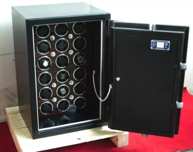 Watch mover safe number lock winder value protection cabinet VdS 3 degree safe 340 kg