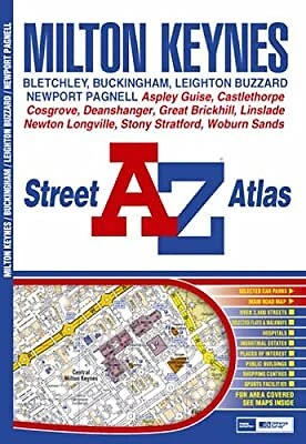 Milton Keynes Street Atlas, Great Britain, Used; Good Book