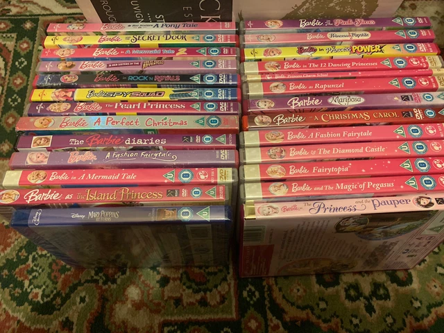 BARBIE COMPLETE CLASSIC Movie/Film Collection 26 Disc BoxSet Disney Blu