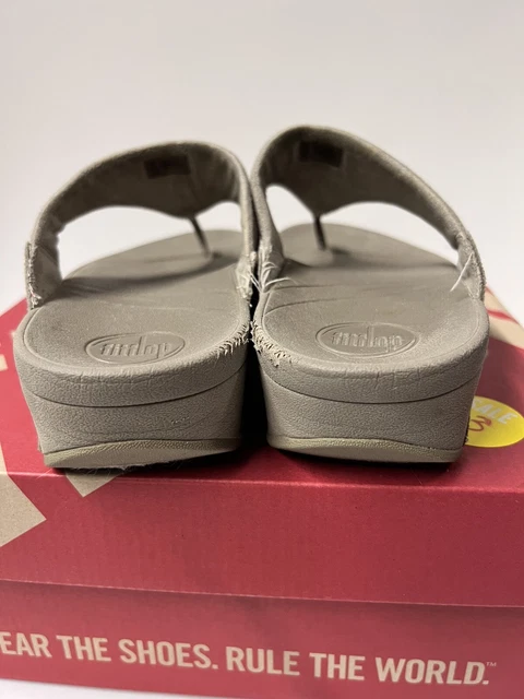 FITFLOP Womens The Skinny Flip Flop Thong Sandals Size 8 Beige 3