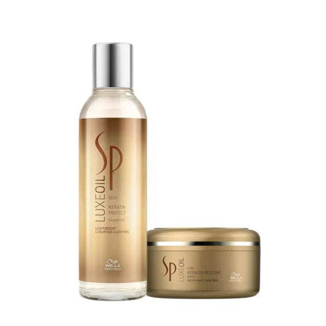 Wella SP Luxe Oil Kit Traitements Restructurants pour Cheveux Abîmés