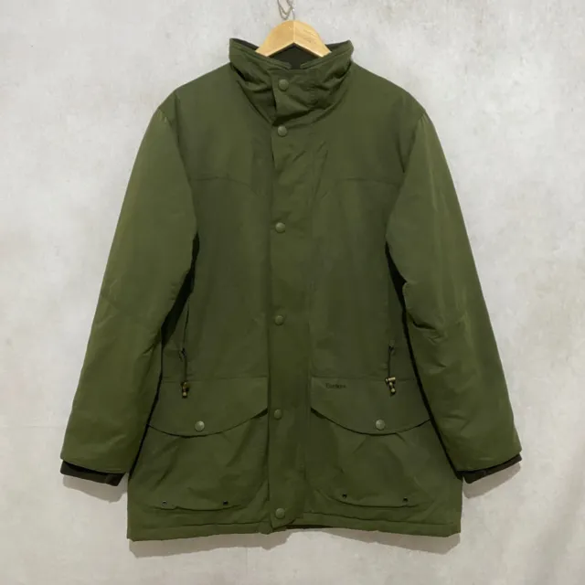 Barbour Jacket Breathables Khaki Green Coat Size Medium