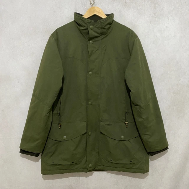 Barbour Jacket Breathables Khaki Green Coat Size Medium